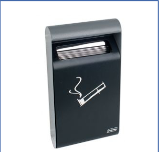 Cendrier mural 3L gris